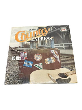 Vintage Country Express Vinyl LP 1976 K-Tel 20 Great Hits Country Black Canada